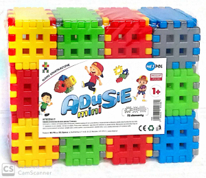 Construction blocks Adusie mini - 72 pcs