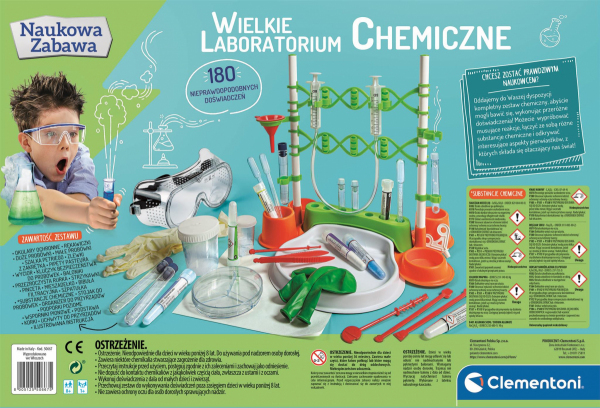 Wielkie laboratorium chemiczne