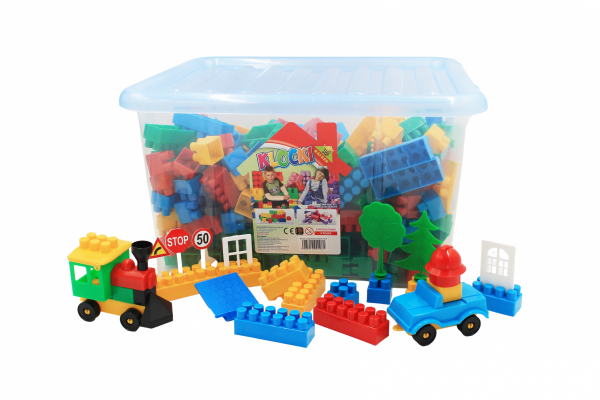 Blocks in a medium box 345 pcs