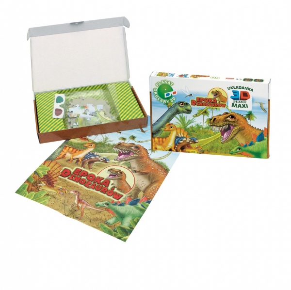 Jigsaw puzzle 3D The Dinosaurs Age