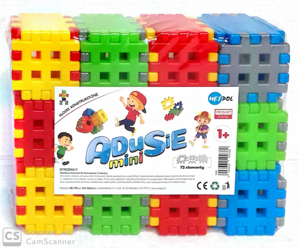 Construction blocks Adusie mini - 48 pcs