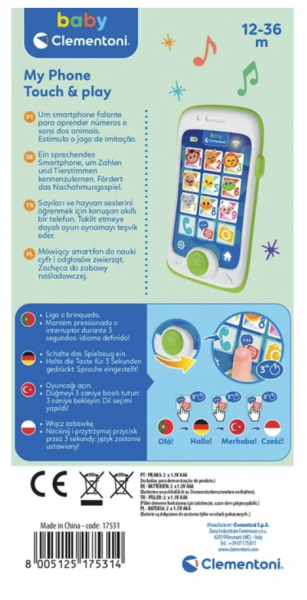 MÓWIĄCY SMARTFON DOTYKOWY