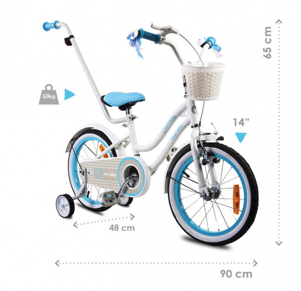 ROWER 14 HEART BIKE MIĘTOWY 631