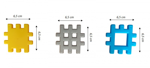 Construction blocks Adusie mini - 130 pcs