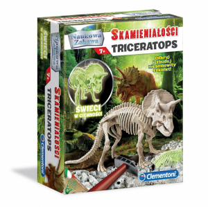 Skamieniałości - Triceratops fluorescencyjny