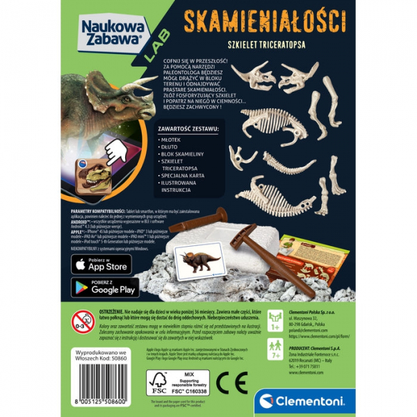 Skamieniałości - Triceratops