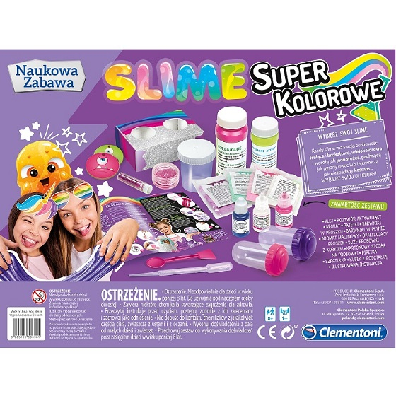 Super kolorowe slime