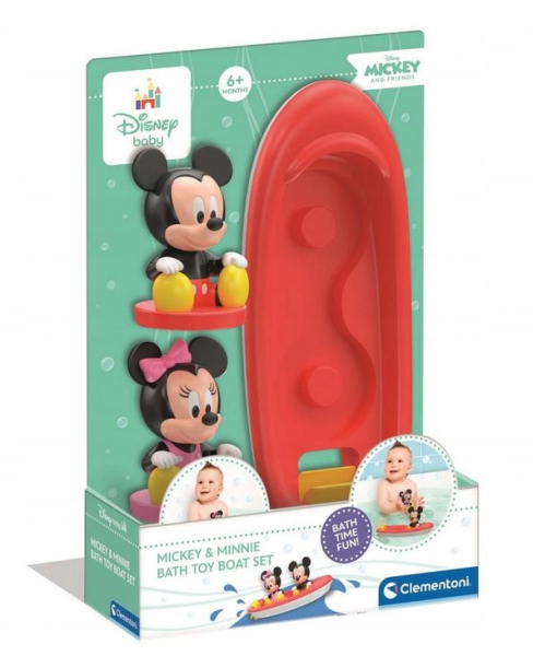 ZESTAW DO KĄPIELI Z ŁÓDKĄ - MIKI I MINNIE