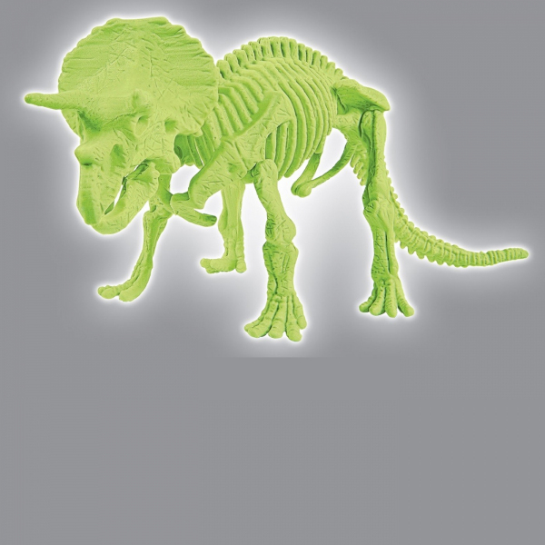 Skamieniałości - Triceratops fluorescencyjny