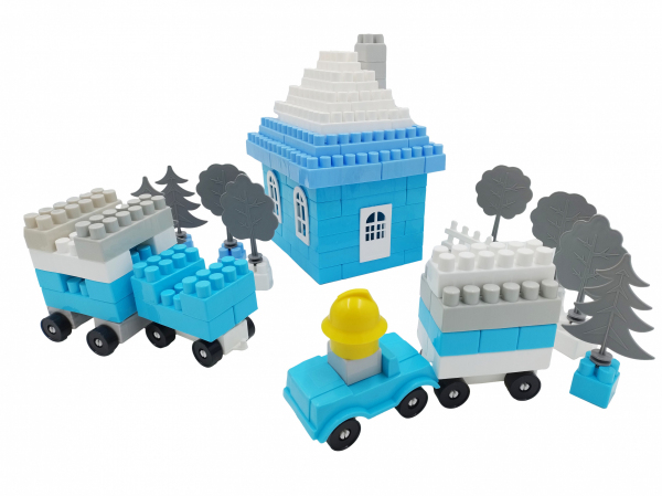 Blocks in a small box pastel 500 pcs Blocks in a small box pastel 500 pcs