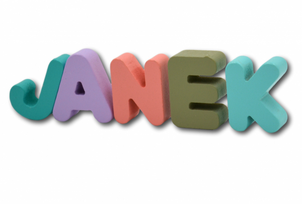 Układanka drewniania - ALFABET litery DUŻE Układanka drewniania - ALFABET litery DUŻE